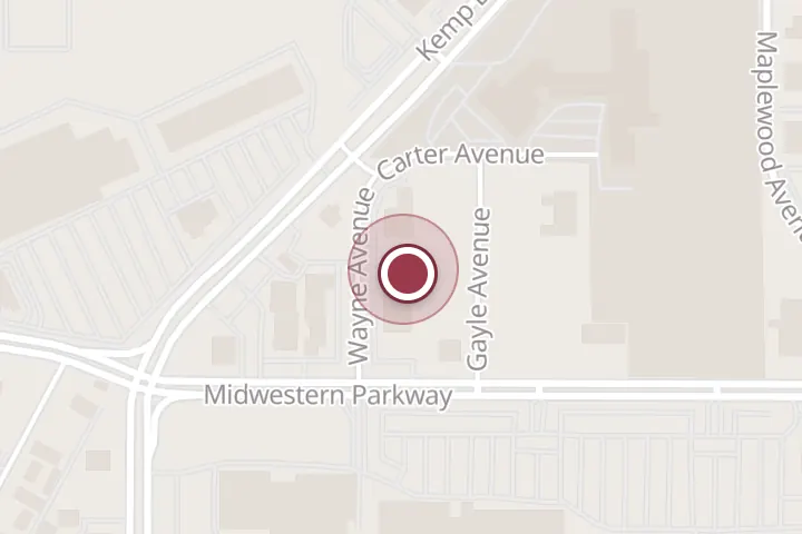 Street map around 3905 Wayne Ave Ste B, Wichita Falls, with a pin at 4 Wheel Performance, LLC.