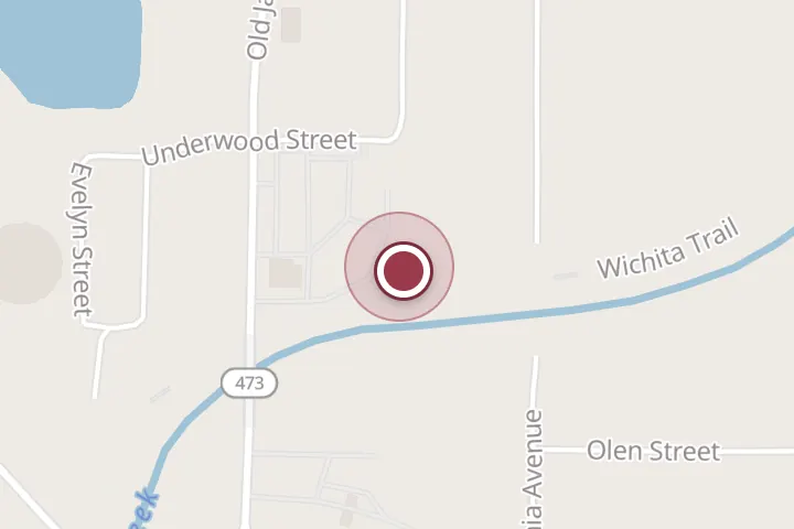 Street map around 2213 Old Jacksboro Hwy, Wichita Falls, with a pin at Always Auto Service Center