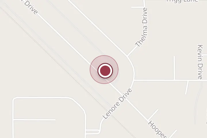 Street map around 4007 Hooper Dr, Wichita Falls, with a pin at Ambush Pest & Lawn