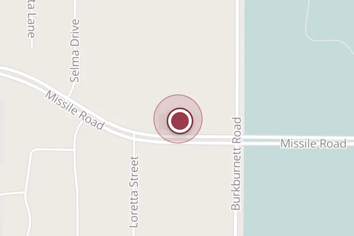 Street map around 1604 Missile Rd, Wichita Falls, with a pin at Americas Finest Carpet Services