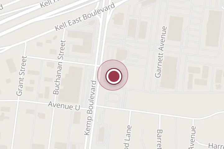 Street map around 2911 Kemp Blvd, Wichita Falls, with a pin at Applebee's Grill + Bar