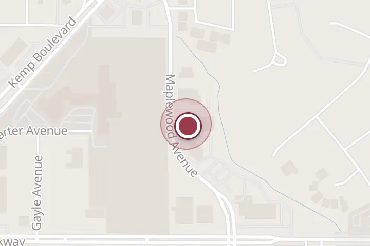 Street map around 3705 Maplewood Ave, Wichita Falls, with a pin at Armstrong, Douglas C CPA