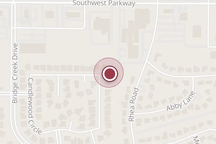 Street map around 4148 Candlewood Cir, Wichita Falls, with a pin at Aviator Loft Wichita Falls