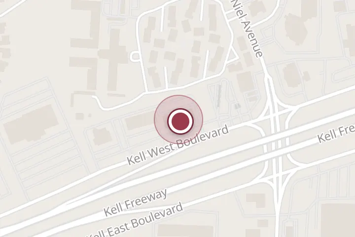 Street map around 4210 Kell W Blvd #212, Wichita Falls, with a pin at Ayers & Halverson CPAs