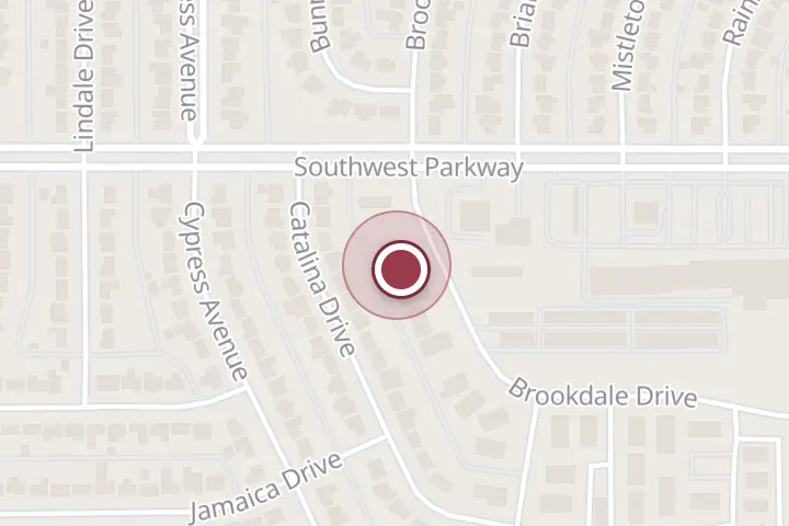Street map around 4706 Brookdale Dr, Wichita Falls, with a pin at Beard + Shears