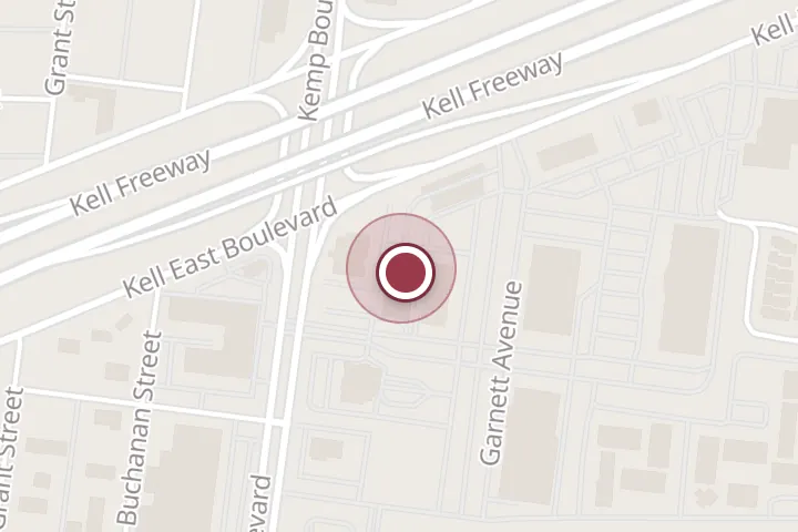 Street map around 2909 Bob Ave, Wichita Falls, with a pin at Beauty Bar WF