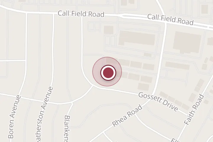 Street map around 4020 Rhea Rd #8C, Wichita Falls, with a pin at Big Jon's Pest Control
