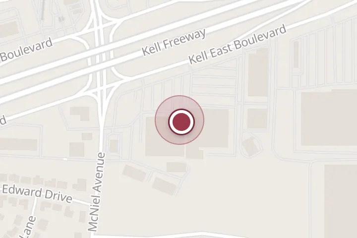 Street map around 3923 Kell E Blvd, Wichita Falls, with a pin at Big Lots