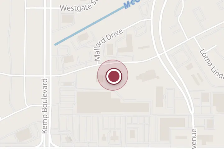 Street map around 1916 Elmwood Ave N, Wichita Falls, with a pin at Bishop Realtor Group