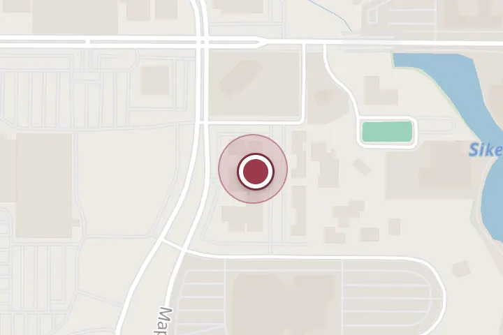 Street map around 2611 Plaza Pkwy #405, Wichita Falls, with a pin at Blink Beauty Studio
