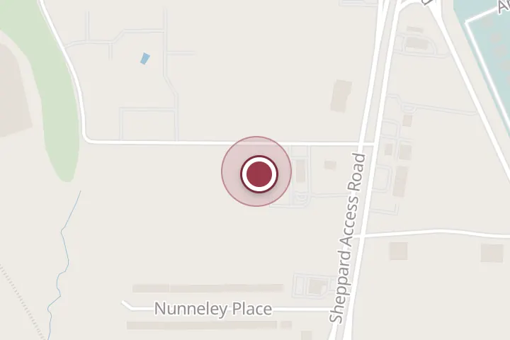 Street map around 1611 Enterprise St, Wichita Falls, with a pin at Bliss House Breakfast & Lunch