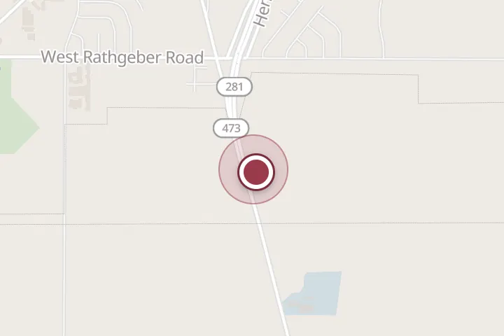 Street map around 7001 Jacksboro Hwy, Wichita Falls, with a pin at Bowles Construction Co