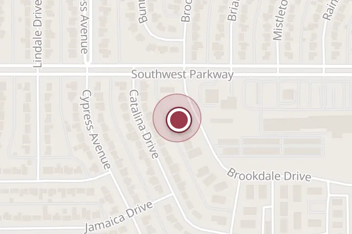 Street map around 4706 Brookdale Dr, Wichita Falls, with a pin at Bre the Barber