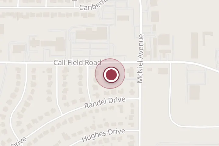 Street map around 4111 Call Field Rd #300, Wichita Falls, with a pin at Brown-Cavett Chiropractic