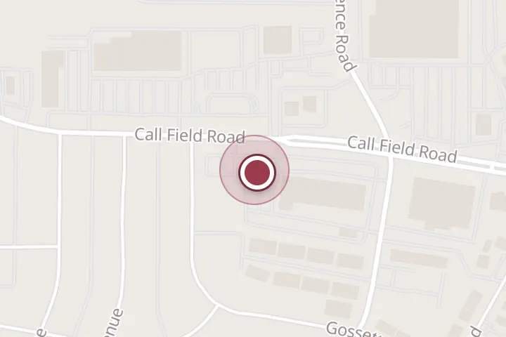 Street map around 3837 Call Field Rd, Wichita Falls, with a pin at Buffalo Wild Wings