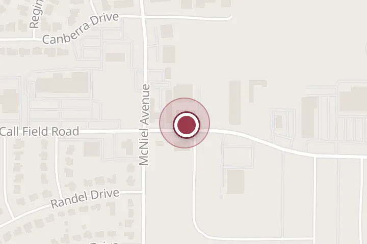 Street map around 4012 Call Field Rd, Wichita Falls, with a pin at Calamity's Boutique
