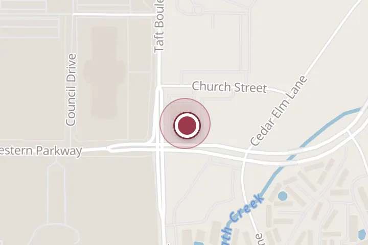 Street map around 2304 Midwestern Pkwy #106, Wichita Falls, with a pin at Cannedy Business Solutions