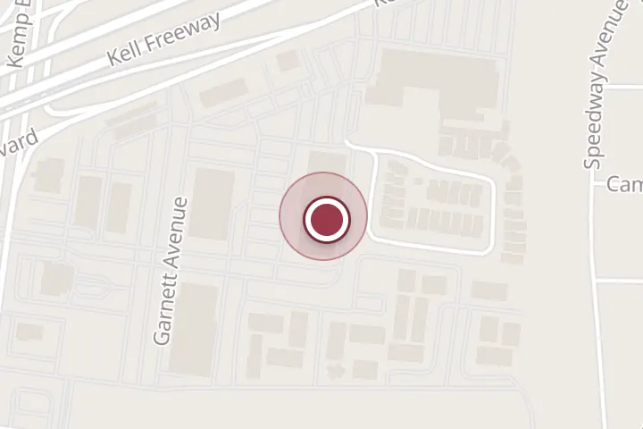 Street map around Parker Square, 2915 Glenwood Ave, Wichita Falls, with a pin at Cinemark Wichita Falls 14