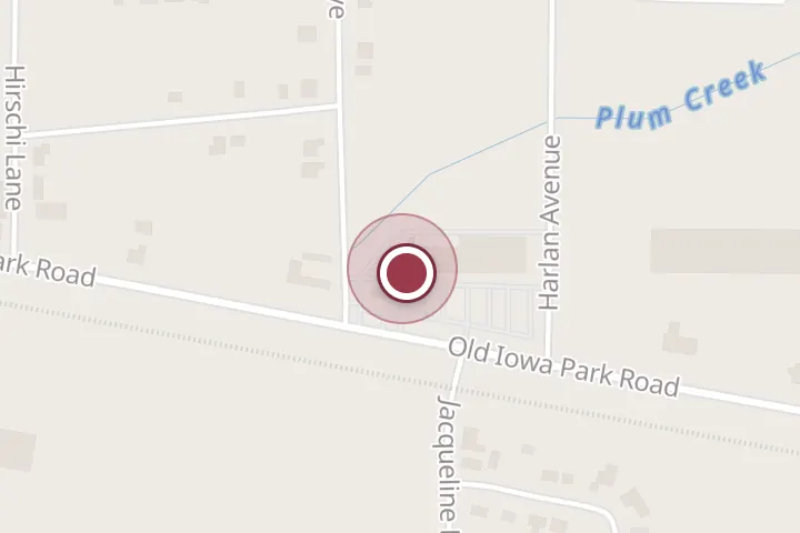 Street map around 2716 Old Iowa Park Rd, Wichita Falls, with a pin at Circle M Bakery