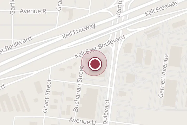 Street map around 2910 Kemp Blvd #203, Wichita Falls, with a pin at Clean Bee