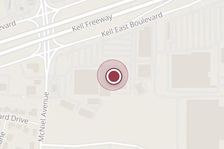 Street map around 3915-A Kell E Blvd, Wichita Falls, with a pin at Conn's HomePlus