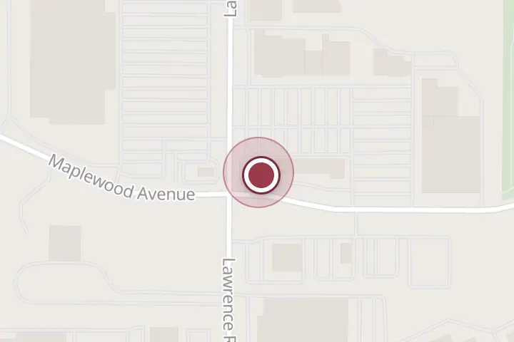Street map around 3201 Lawrence Rd #600, Wichita Falls, with a pin at Cotton Patch Cafe