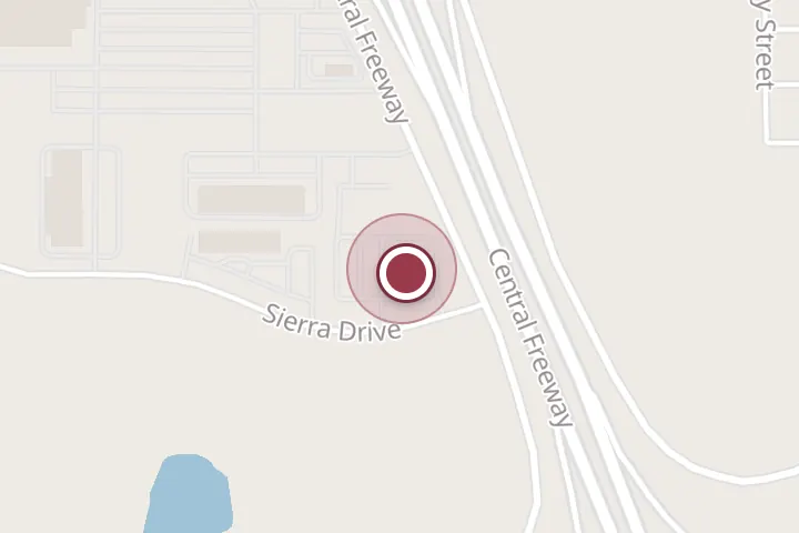 Street map around 2400 Sierra Dr, Wichita Falls, with a pin at Cracker Barrel Old Country Store