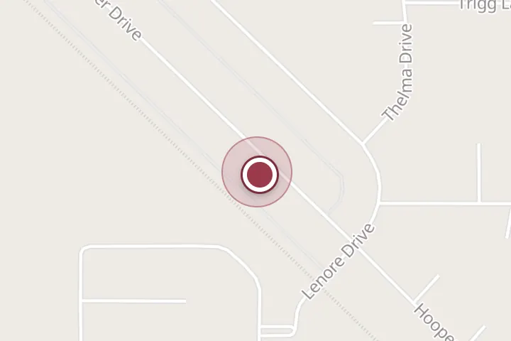 Street map around 4014 Hooper Dr, Wichita Falls, with a pin at Crafty Texas Gnome