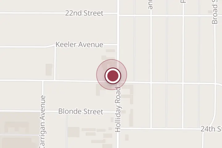 Street map around 2220 Holliday Rd, Wichita Falls, with a pin at Creaciones Villegas Cowboy Boots