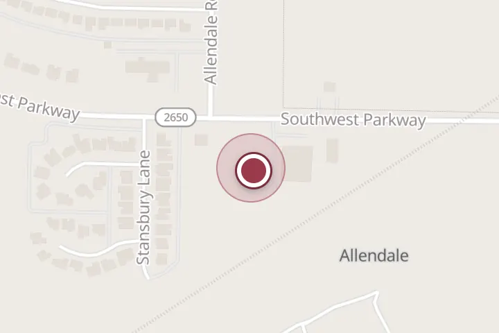 Street map around 6305 Southwest Pkwy, Wichita Falls, with a pin at CrossFit Wichita Falls