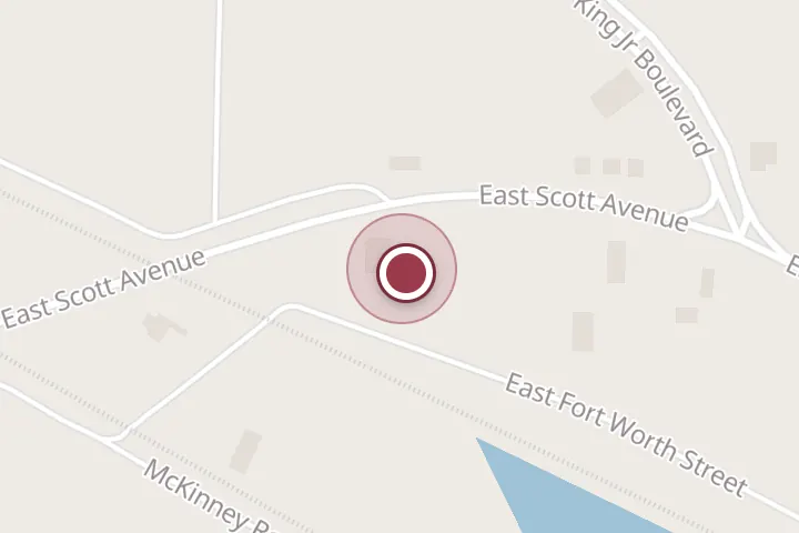Street map around 1610 E Scott Ave, Wichita Falls, with a pin at Cullar Auto & Truck