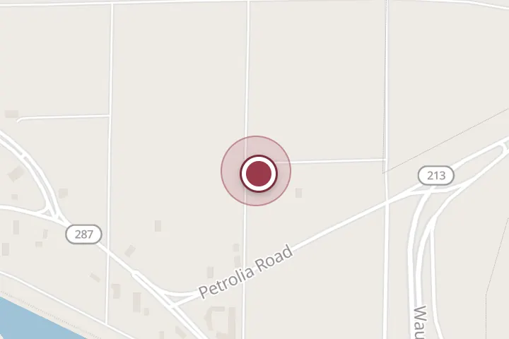 Street map around 509 Stesco Ave Suite B, Wichita Falls, with a pin at Diamondback Roofing & Construction