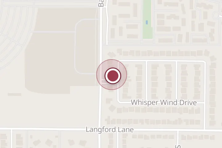Street map around 4940 Whisper Wind Dr, Wichita Falls, with a pin at Dipprey Plumbing & Heating Services