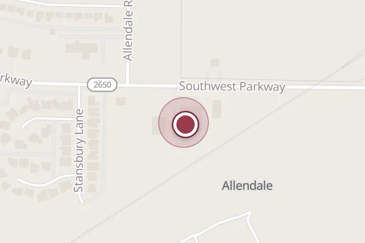 Street map around 6303 Southwest Pkwy, Wichita Falls, with a pin at Dollar General