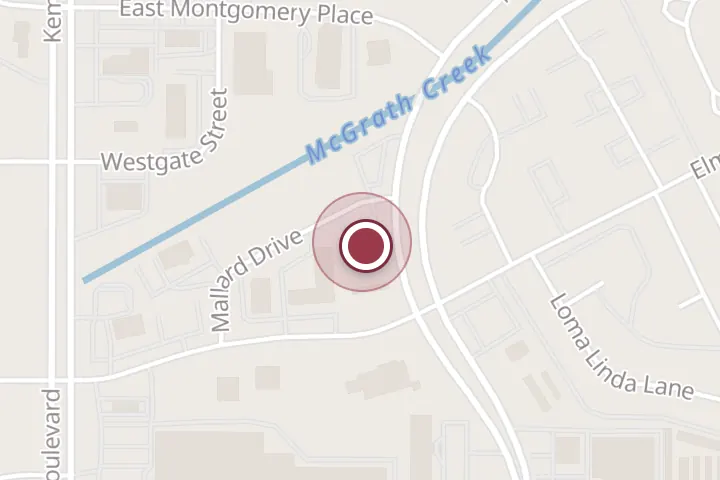 Street map around 4518 Maplewood Ave, Wichita Falls, with a pin at Domino's Pizza
