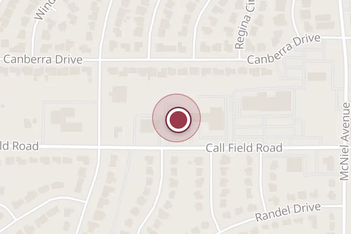 Street map around 4304 Call Field Rd, Wichita Falls, with a pin at Dr. Elisa