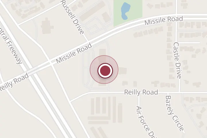 Street map around 5401 Central E Fwy #9, Wichita Falls, with a pin at El Mejicano Restaurant & Cantina | Mexican