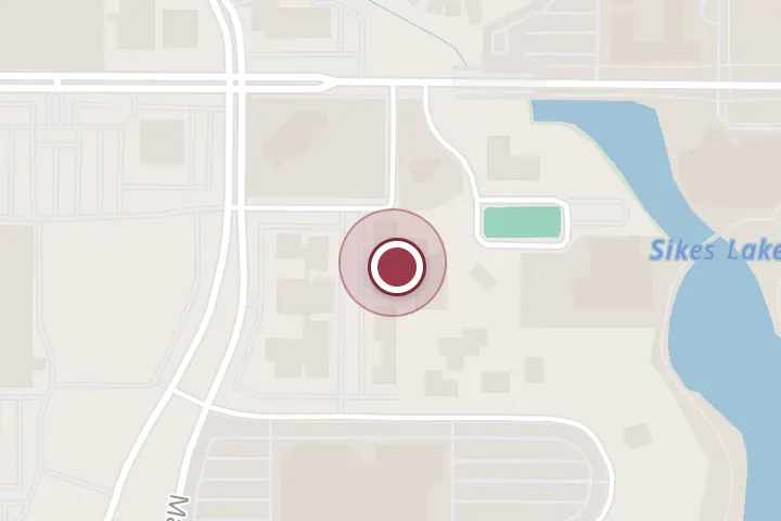 Street map around 2617 Plaza Pkwy, Wichita Falls, with a pin at EL RODEÓ