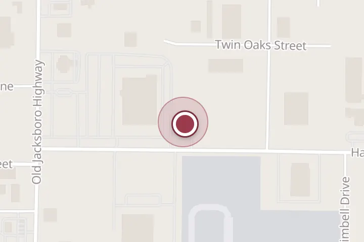 Street map around 1318 Hatton Rd, Wichita Falls, with a pin at F.G. Haggerty Company, Inc.