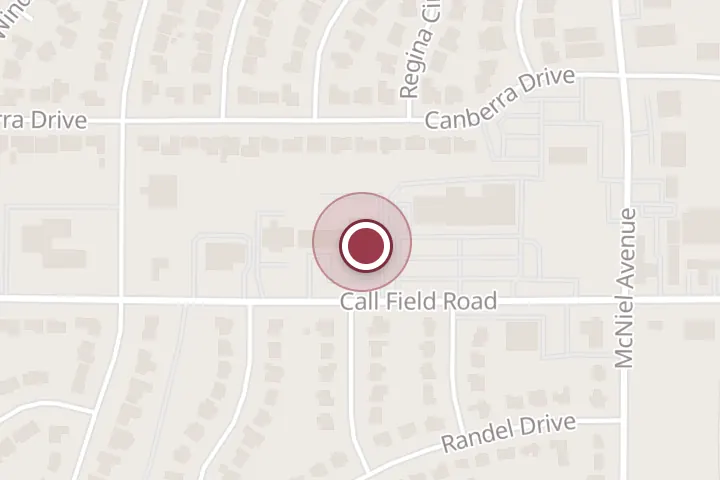Street map around 4206 Call Field Rd, Wichita Falls, with a pin at Family Practice Associates LLP