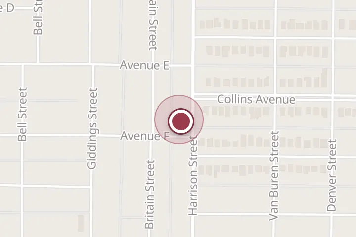 Street map around 1512 Harrison St, Wichita Falls, with a pin at Fatal Cutz
