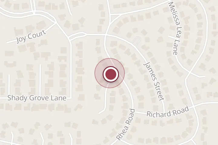 Street map around 4820 Rhea Rd, Wichita Falls, with a pin at Findlay Plumbing