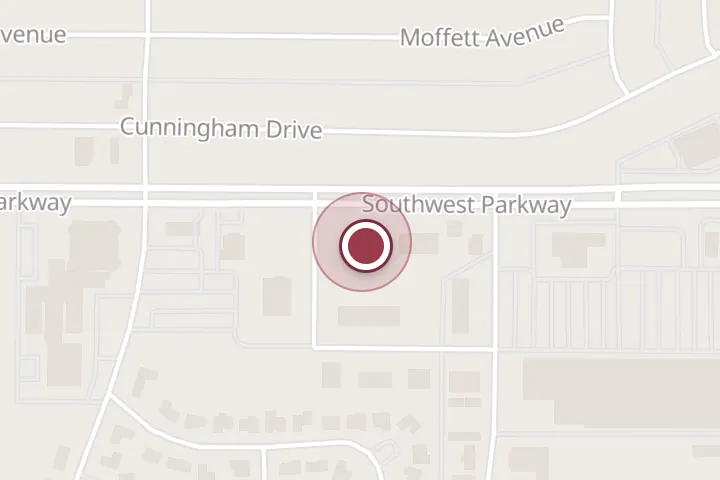 Street map around 2927 Southwest Pkwy, Wichita Falls, with a pin at Firefly Bar & Grill