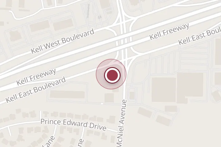 Street map around 3400 McNiel Ave, Wichita Falls, with a pin at Firestone Complete Auto Care