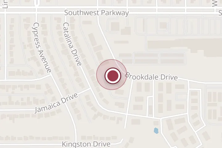 Street map around 4716 Brookdale Dr, Wichita Falls, with a pin at Flex Appeal