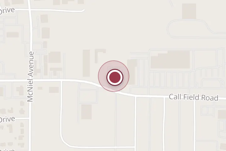 Street map around 4002 Call Field Rd, Wichita Falls, with a pin at Freddy's Frozen Custard & Steakburgers