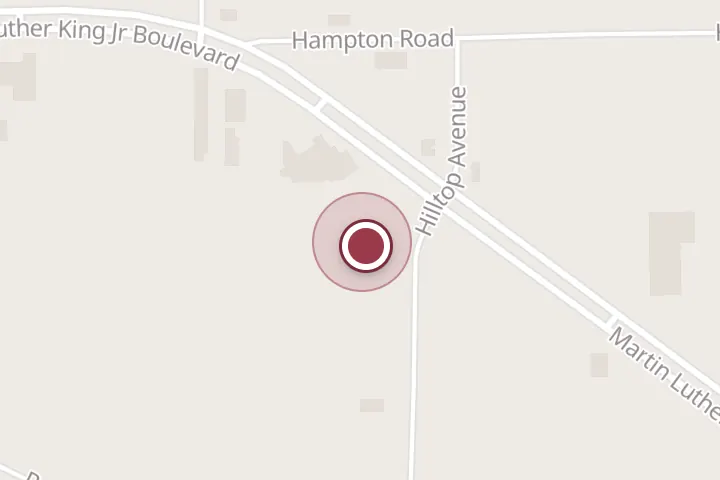 Street map around 312 Hilltop Ave, Wichita Falls, with a pin at Garcia Roofing & Construction