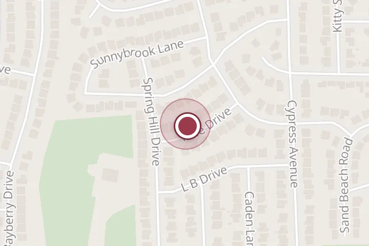 Street map around 5110 Tillie Dr, Wichita Falls, with a pin at Gonzalez Jose MD