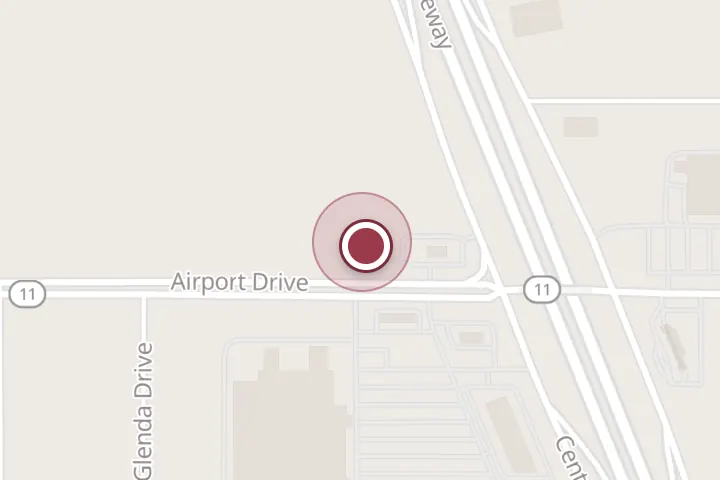 Street map around 2314 Airport Dr Ste 200, Wichita Falls, with a pin at H&R Block