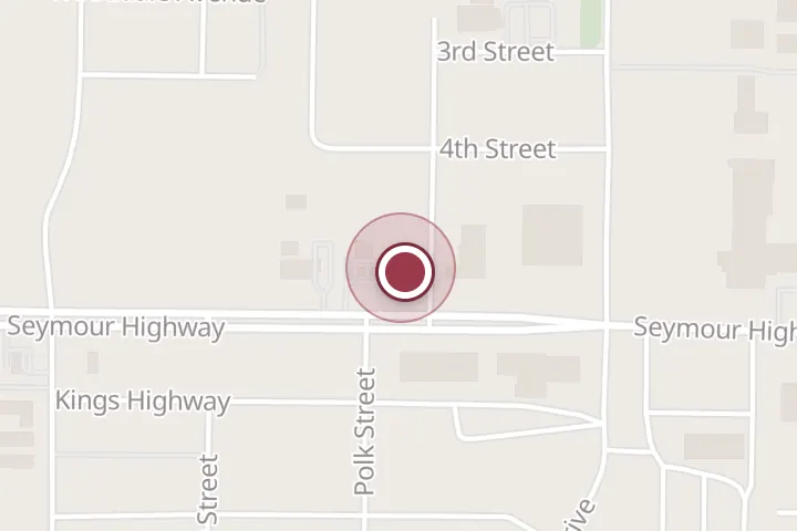 Street map around 2302 Seymour Hwy, Wichita Falls, with a pin at Hair We R